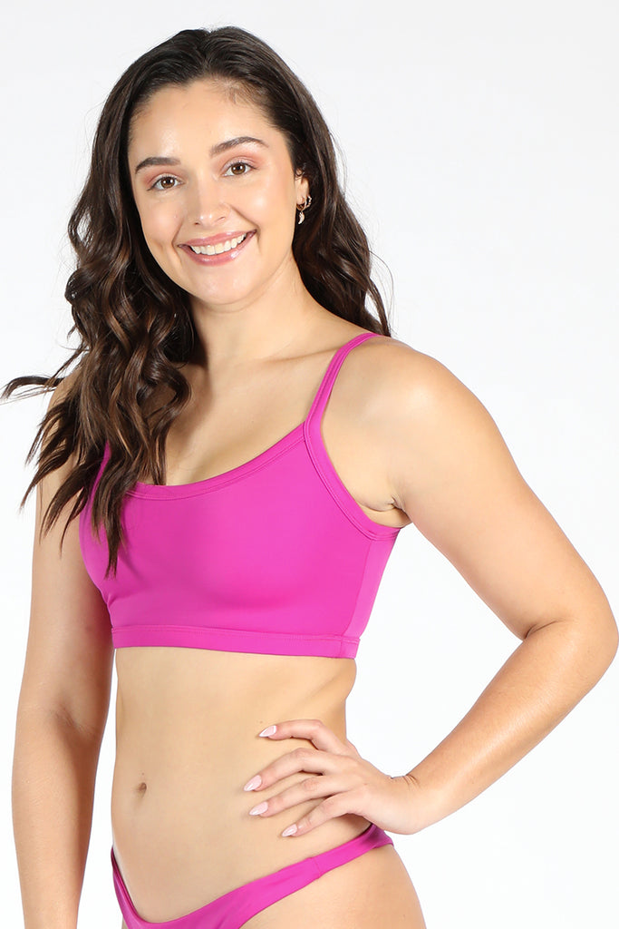 Crop Top Bra | Sports Crop Top | Bra Tops | Peachy Kinis Swim